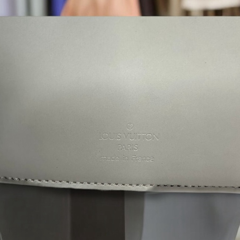 LOUIS VUITTON EPI LEATHER Nocturne PM Lilac Gray Baguette Shoulder Hand Bag RARE - Picture 14 of 16